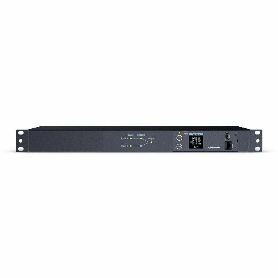 CyberPower PDU24005 Single Phase 240 200 VAC 20A Metered ATS