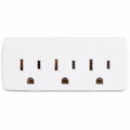 CyberPower GT3W Straight 3 Outlet Adapter White
