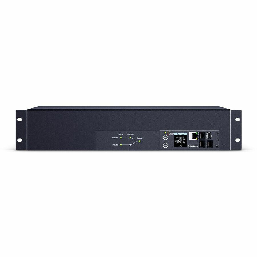 CyberPower PDU44007 Single Phase 240 200 VAC 30A Switched ATS PDU