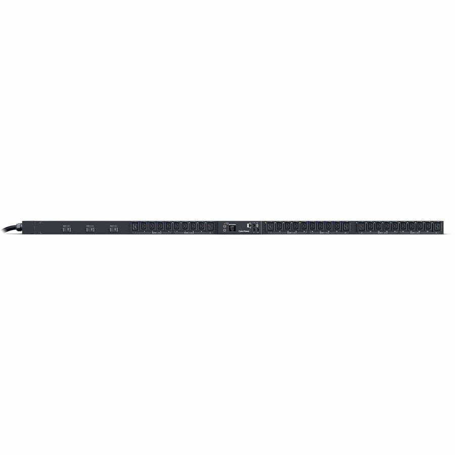 CyberPower PDU83104 3 Phase 200 240 VAC 30A Switched Metered-by-Outlet