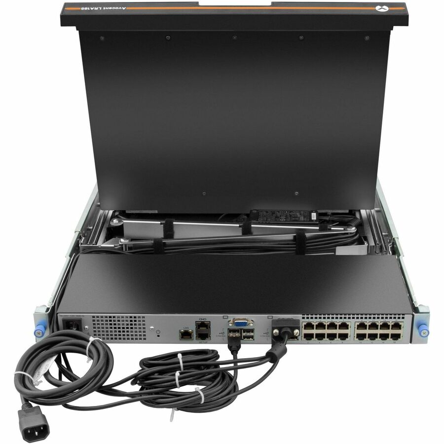 Vertiv Avocent LRA Rack Console 18.5" LCD Widescreen8-Port Keyboard with Touchpad LRA185KMM8DG01