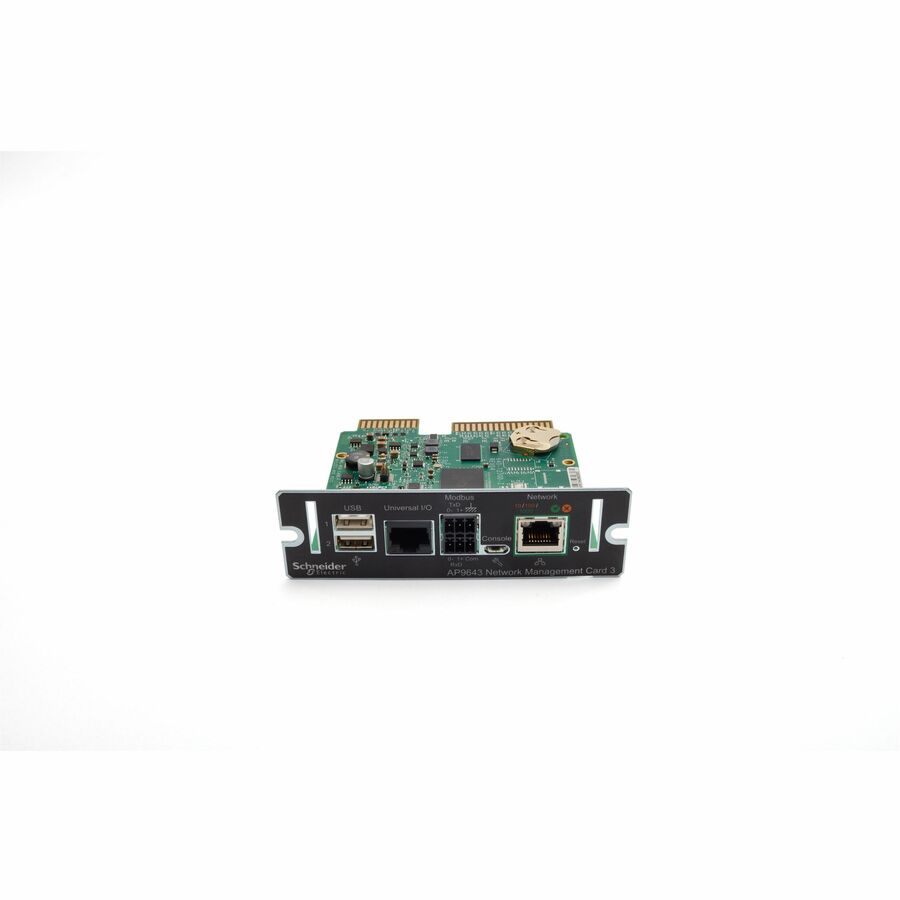 APC AP9643 Network Management Card, NMC3 w/Environmental Monitoring and Modbus