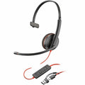 Poly Blackwire 3210 Monaural USB-C Headset +USBC/A Adapter 8X214AA