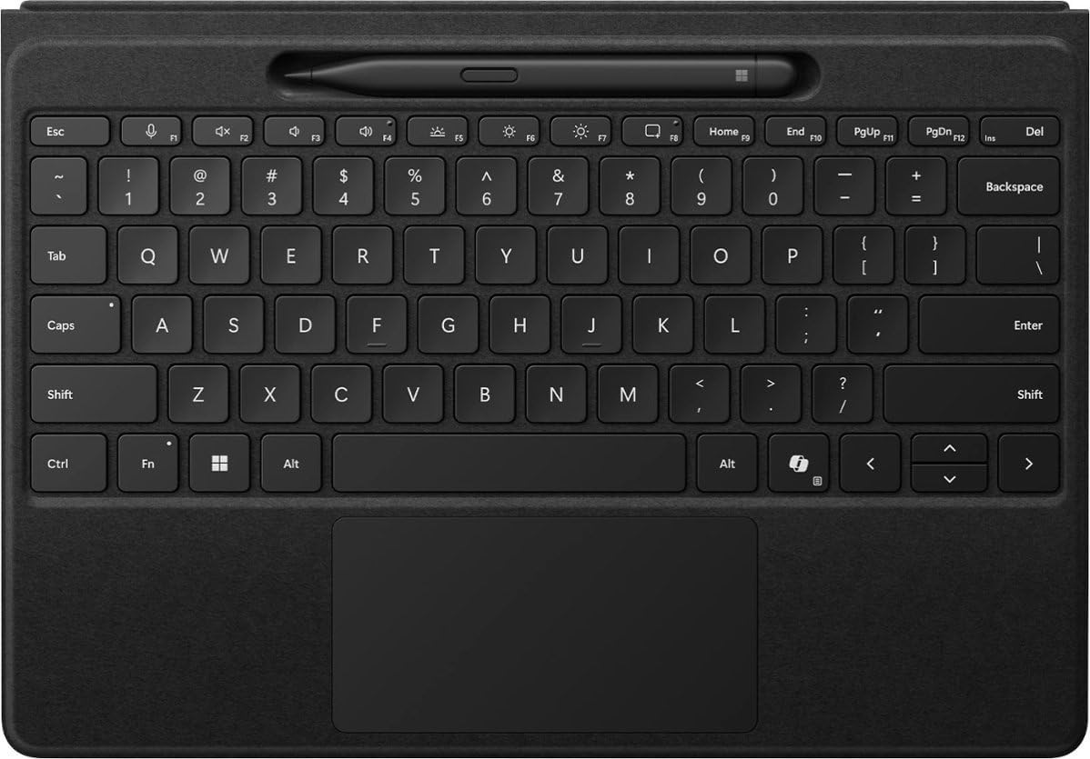 Microsoft Surface Pro Flex Keyboard with Slim Pen Bundle, Black